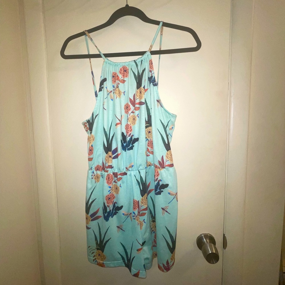 Shein Floral Romper Size Med. New